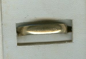 Men's Antique Gold Wedding Band