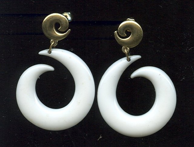 Retro Style Hoop Earrings