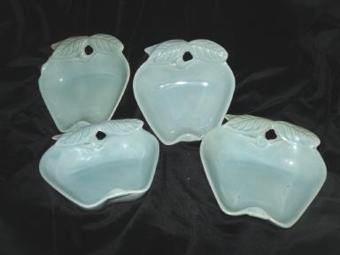 Vintage Hoenig of California Apple Bowls **Set of 4**