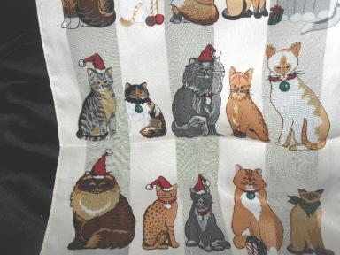 Christmas Holiday Cat Scarf