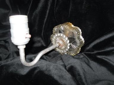 Vintage Glass Wall Sconce Light Fixture