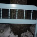 Vintage Wooden Spindle Bed Headboard **Twin Size Bed**