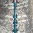 Vintage Large Painted Metal Candleholder **40