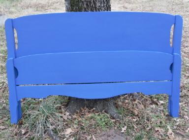 Painted Furniture Vintage Full Size Wood Bed