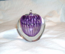 Hand Made Crystal Paperweight with Controlled Bubbles