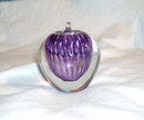 Hand Made Crystal Paperweight with Controlled Bubbles