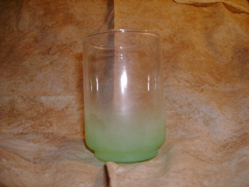 5 Frosted Mint Green Glasses