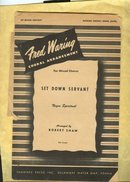 Negro Spiritual Sheet Music
