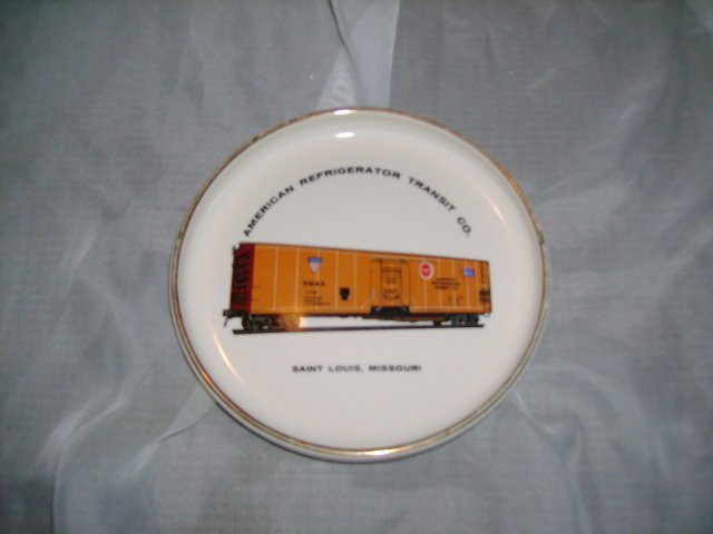 Vintage Railroad Car Ceramic Dish