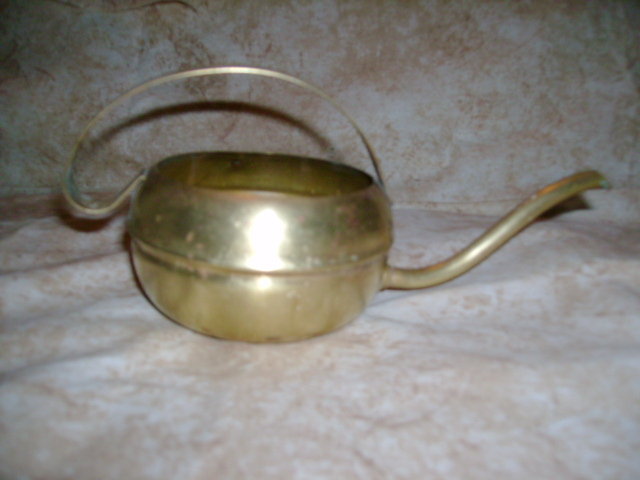 Vintage Brass Water Can