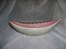 Retro Pink and Gray Pottery Ashtray