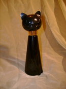 Large Black Cat Avon Bottle *Tabitha