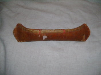 Antique Hand Made Birch Wood Canoe