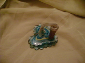 Art Glass Pen Holder