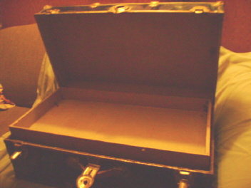 Vintage Metal Steamer Trunk