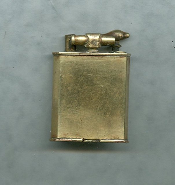 Vintage 18 kt Gold Plated Precision Made Cigarette Lighter