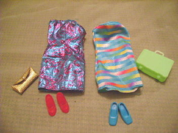 Barbie Doll Dresses w/Accessories **Tagged