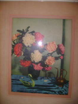 Pair of 50's Modern Framed Prints
