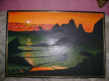 Original Oil Painting Signed Malta & Dated