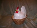 Ceramic Hen on Nest Covered Dish