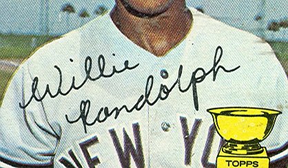 Autographed Willie Randolph Rookie Baseball Card