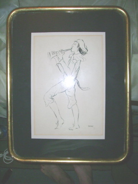 Original Etching Signed Casas 79
