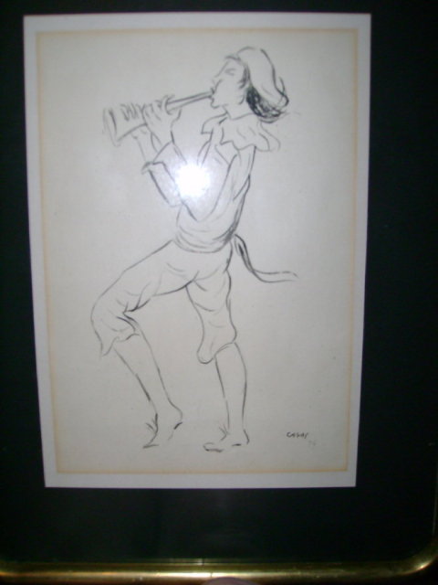 Original Etching Signed Casas 79