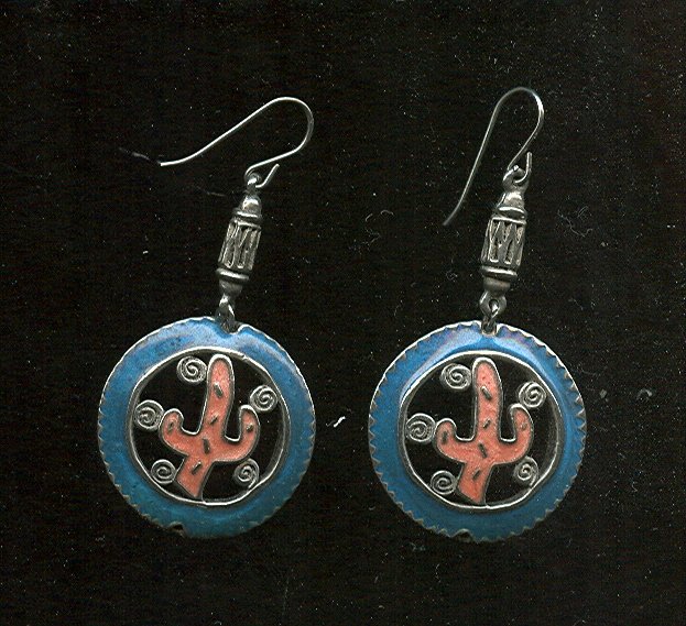 Enamel Earrings by Berebi