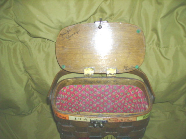 Vintage 1960's Basket Handbag or Purse