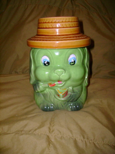 Vintage Puppy Cookie Jar