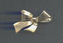 Earky CORO Sterling Silver Vermeil Bow Pin