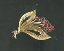 Vintage Stylized Floral Pin