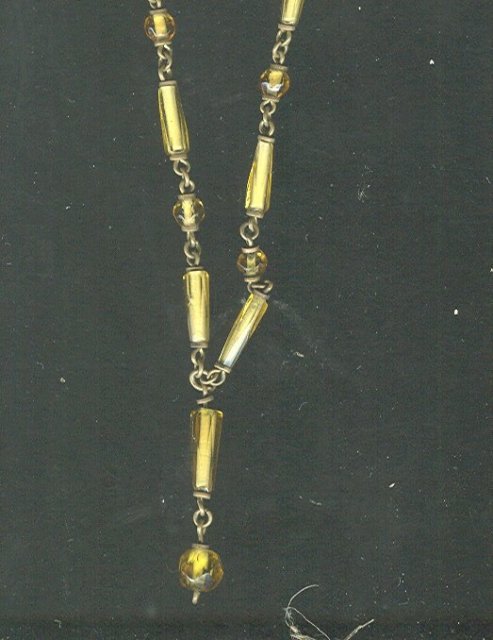 Victorian Glass Bead Necklace