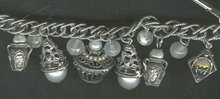Vintage Chunky Charm Bracelet