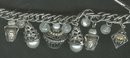 Vintage Chunky Charm Bracelet