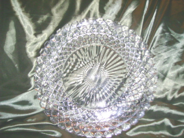Vintage Pressed Glass Platter