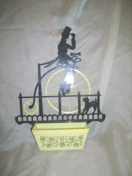 Vintage Bicycle Silhouette Wallpocket