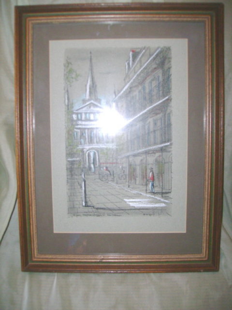 Franz Weiss Original Art New Orleans Street Scene **LOOK***