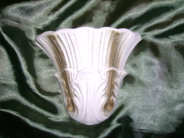Vintage Plaster Wallpocket