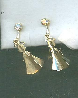 Vintage Angel Earrings
