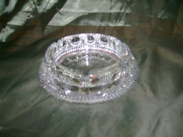 Vintage Quality Crystal Ashtray