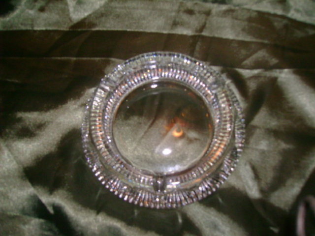 Vintage Quality Crystal Ashtray
