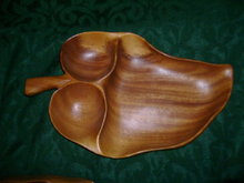 Large Monkey Pod Dish Signed *Blair