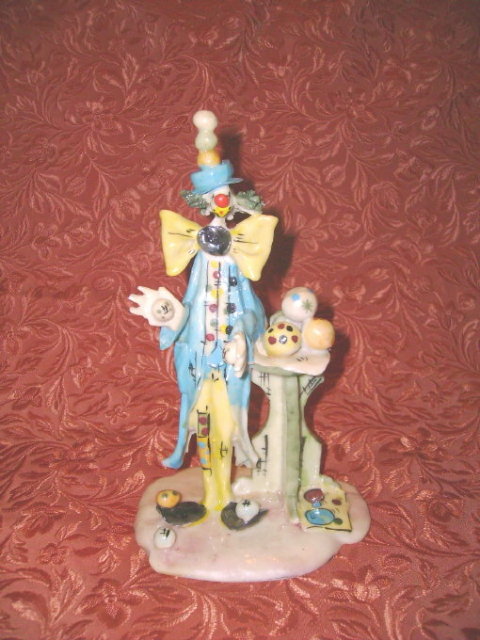 Unusual Clown Figurine