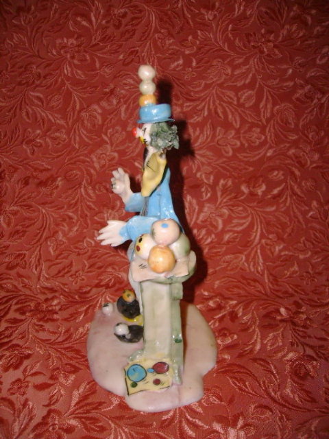 Unusual Clown Figurine