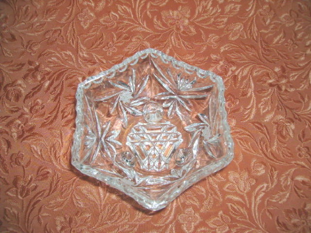 Vintage Footed Crystal Dish
