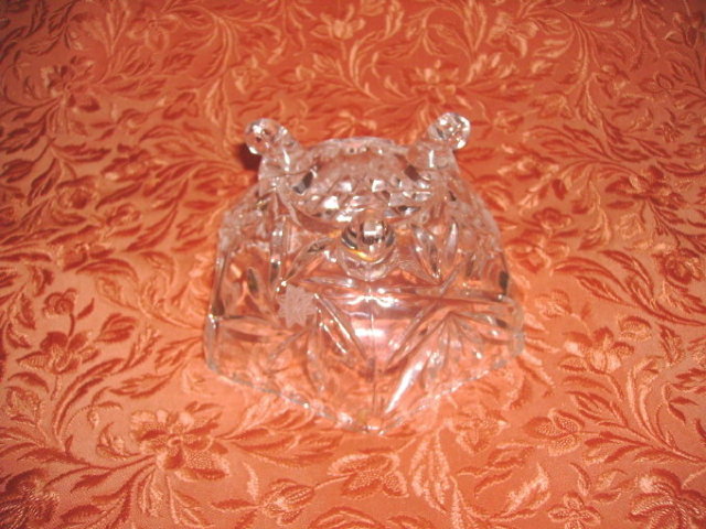 Vintage Footed Crystal Dish