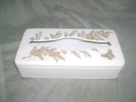 Vintage Metal Tissue Box