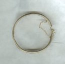 Vintage Leopard Hinged Bangle Bracelet