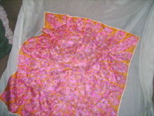 Vintage Floral Print Scarf by Vera